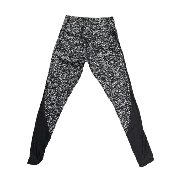 Lululemon Deep Breath Leggings UK Size 10 Ice Wave Pattern Full Length Yoga US 6 - Picture 2 of 10